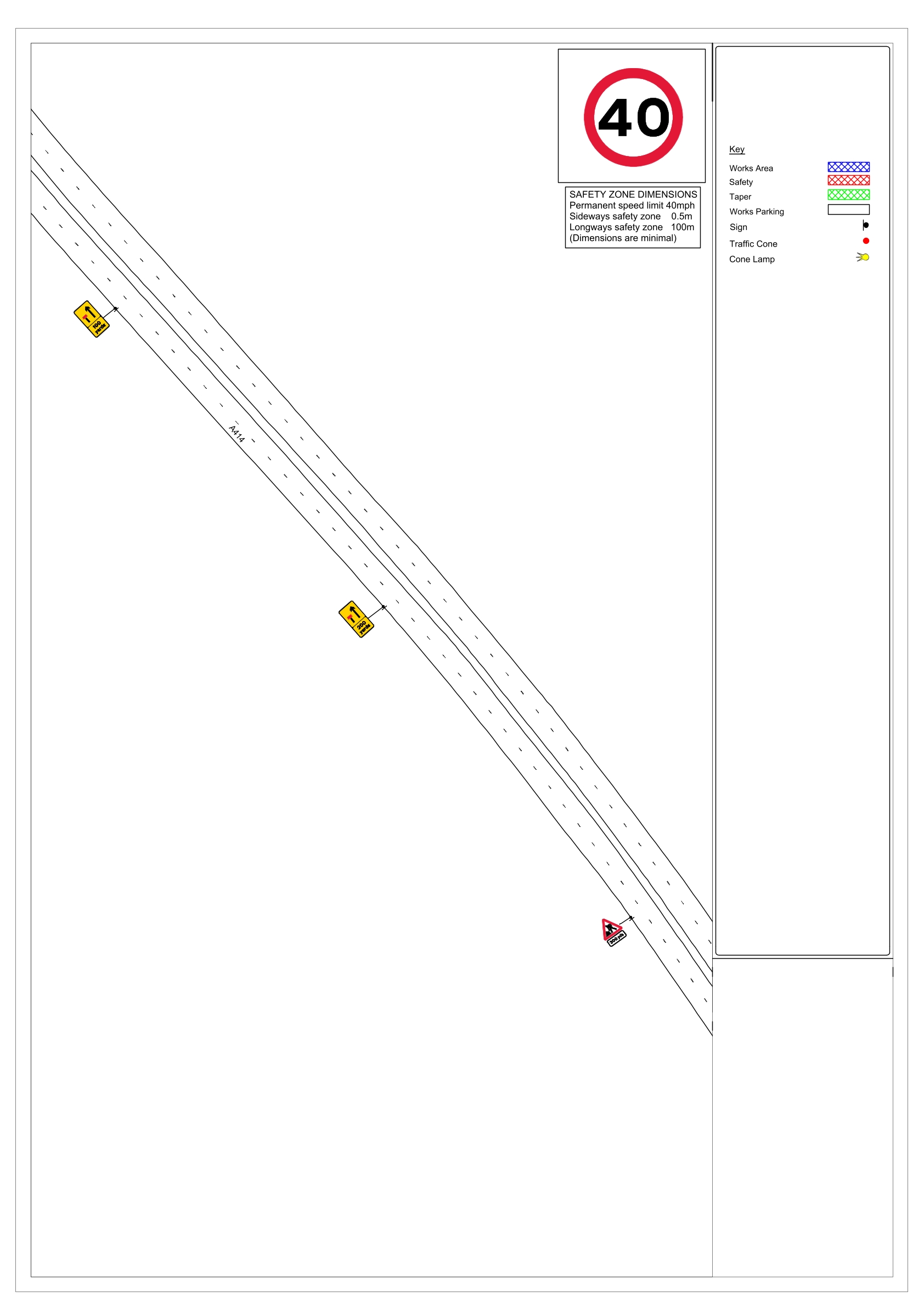 Low Speed Lane Closure + Diversion